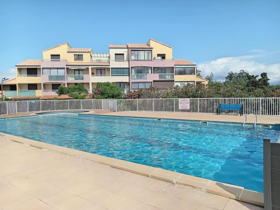 Jolie Maisonnette Dans Residence Calme Avec Piscine Le Barcarès Zewnętrze zdjęcie
